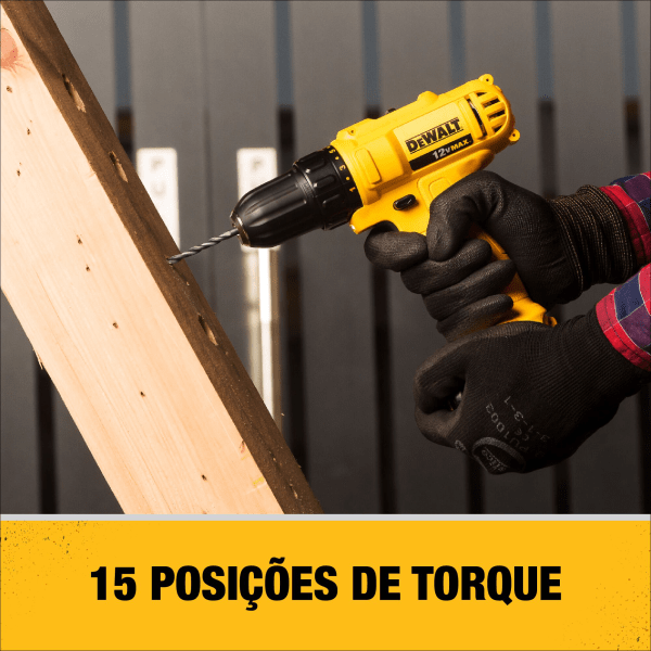 Combo Parafusadeira Furadeira e Parafusadeira de Impacto 12V DCK201C2 - Dewalt - D-min