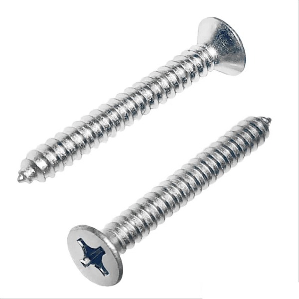 Parafuso Auto Atarraxante Chata Philipps Zincado Unitário - Jomarca-min