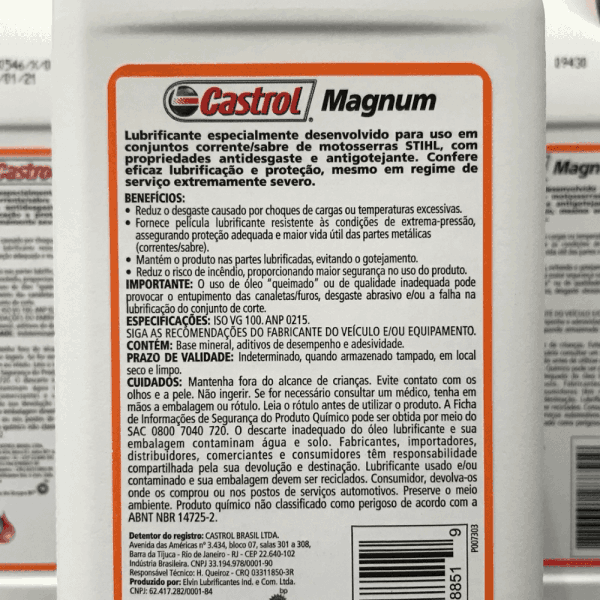 Óleo Lubrificante Magnum para Corrente e Sabre 1L Castrol – STIHL - tras-min